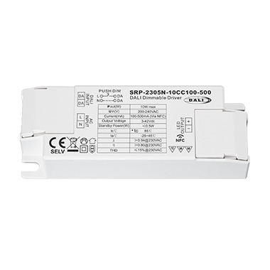 10W 恒流 NFC DALI-2 DT6 調光電源100-500mA
