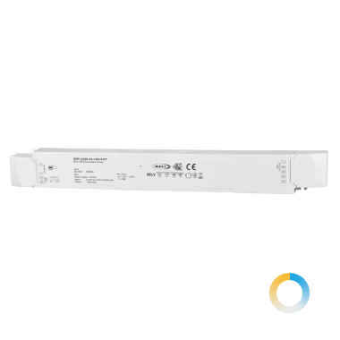 150W恒壓24V DALI-2 DT8 長條形雙通道調光調色電源